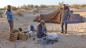 Séjour solidaire Tunisie - Repas dans le désert